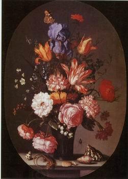 unknow artist Floral, beautiful classical still life of flowers.071 oil painting picture